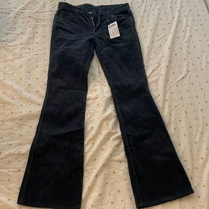 Brandy Melville Darlene Corduroy Navy Pants
